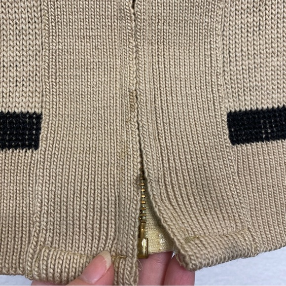 VINTAGE GRAIL COLLECTOR Pendleton Westerly The Dude Bear Sweater Native Western - Picture 8 of 10